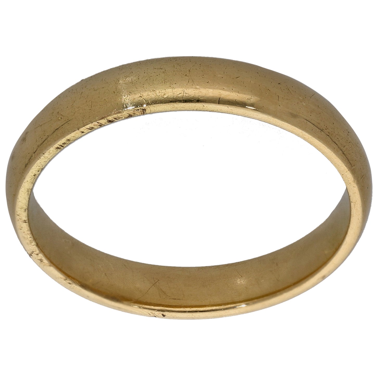 18ct Gold Plain Wedding Ring Size U