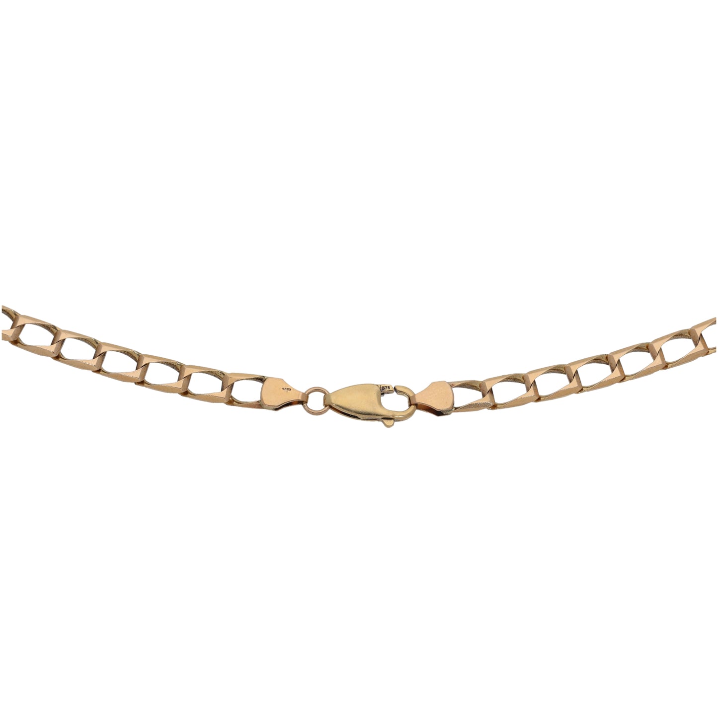 9ct Gold Curb Chain 20"