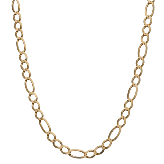 9ct Gold Figaro Chain 20"