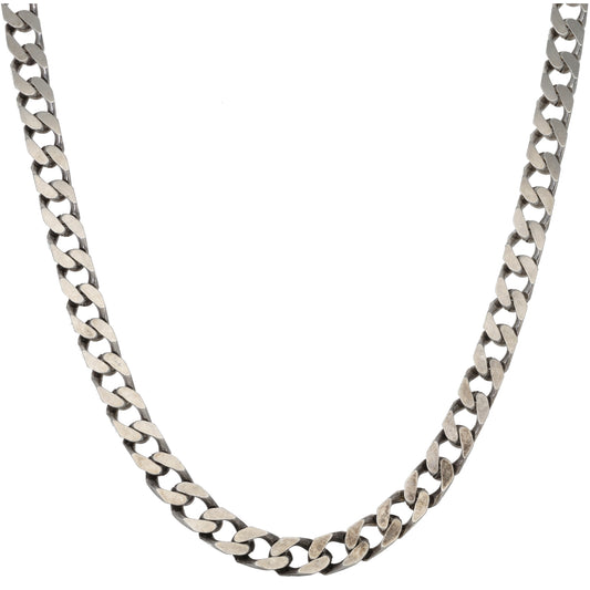 Sterling Silver Curb Chain 20"