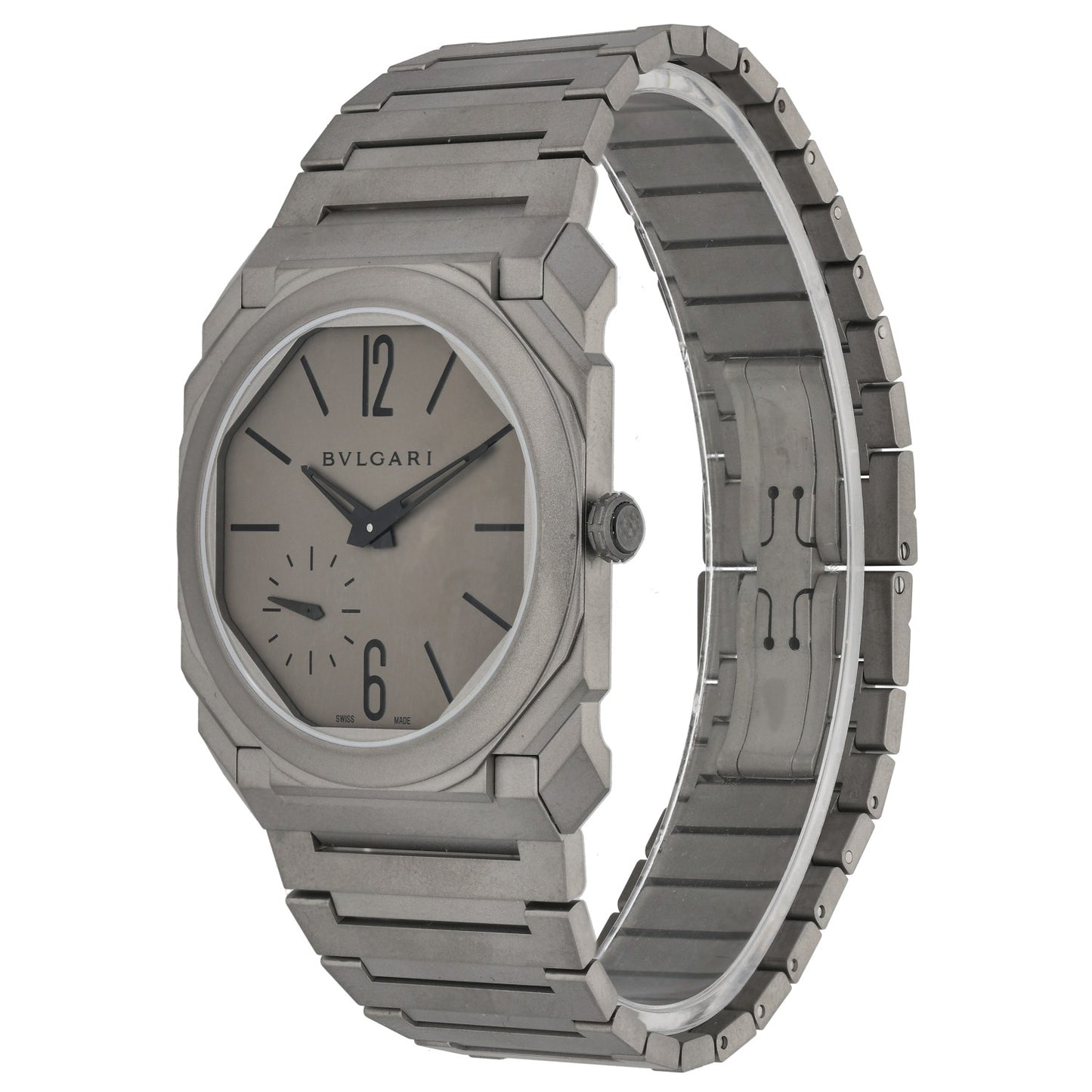 Bvlgari Octo Finissimo BGO40TXT 40mm Titanium Watch