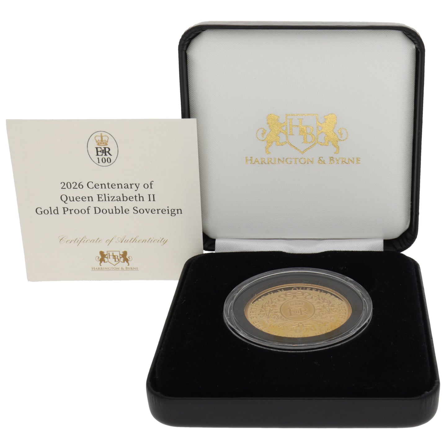 22ct Gold Century Of Queen Elizabeth Double Sovereign Coin 2026