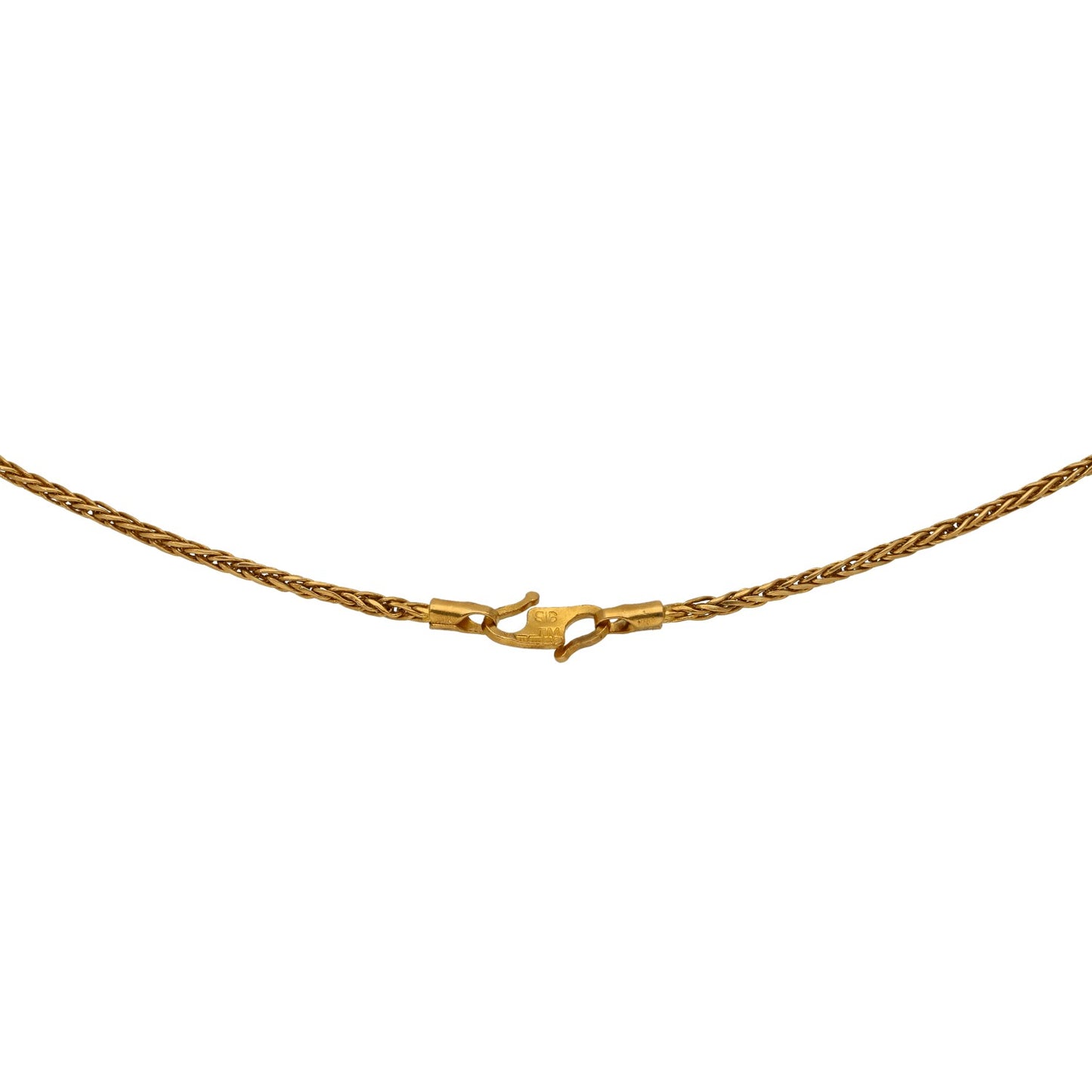 22ct Gold Snake Chain 16"