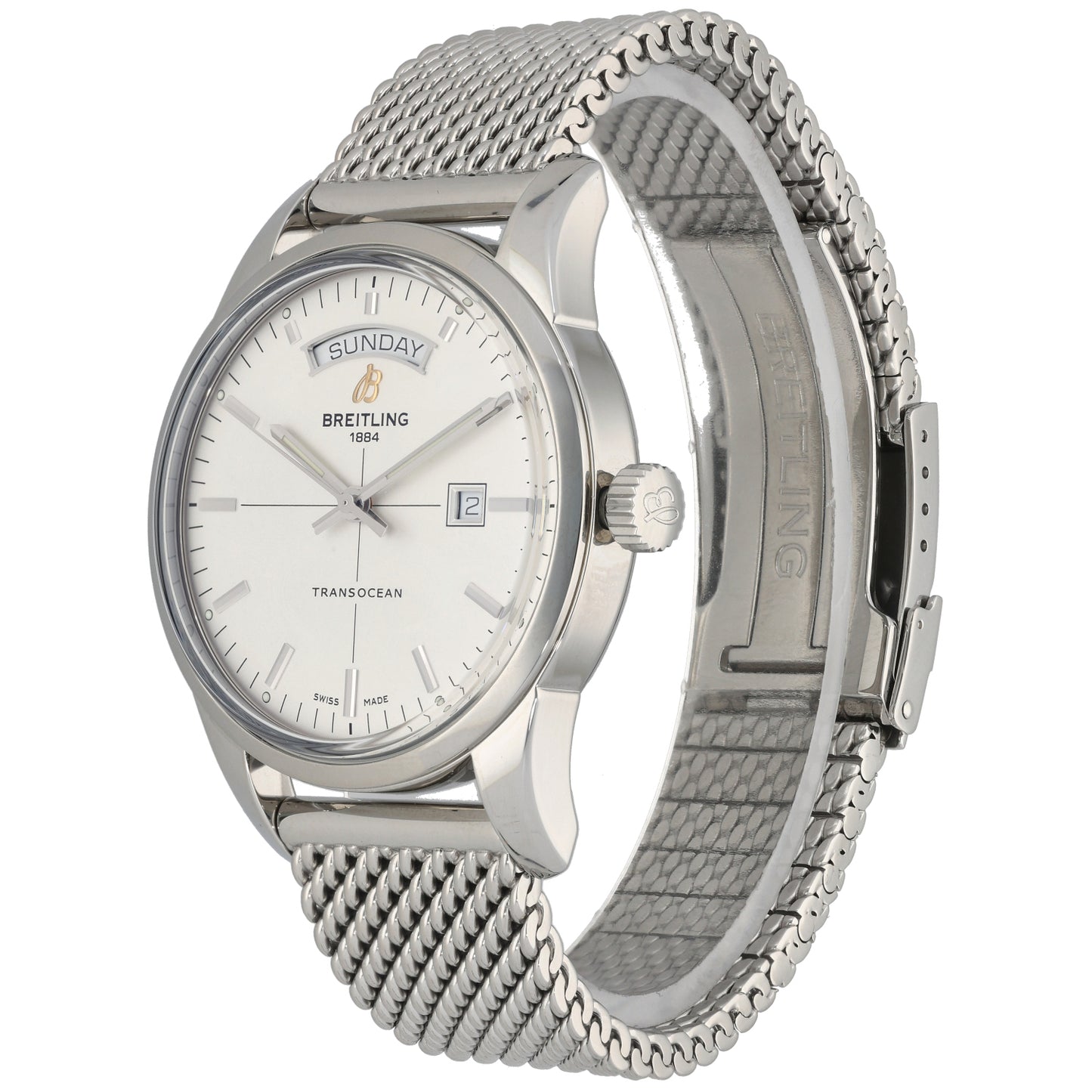 Breitling Transocean A45310 43mm Stainless Steel Watch