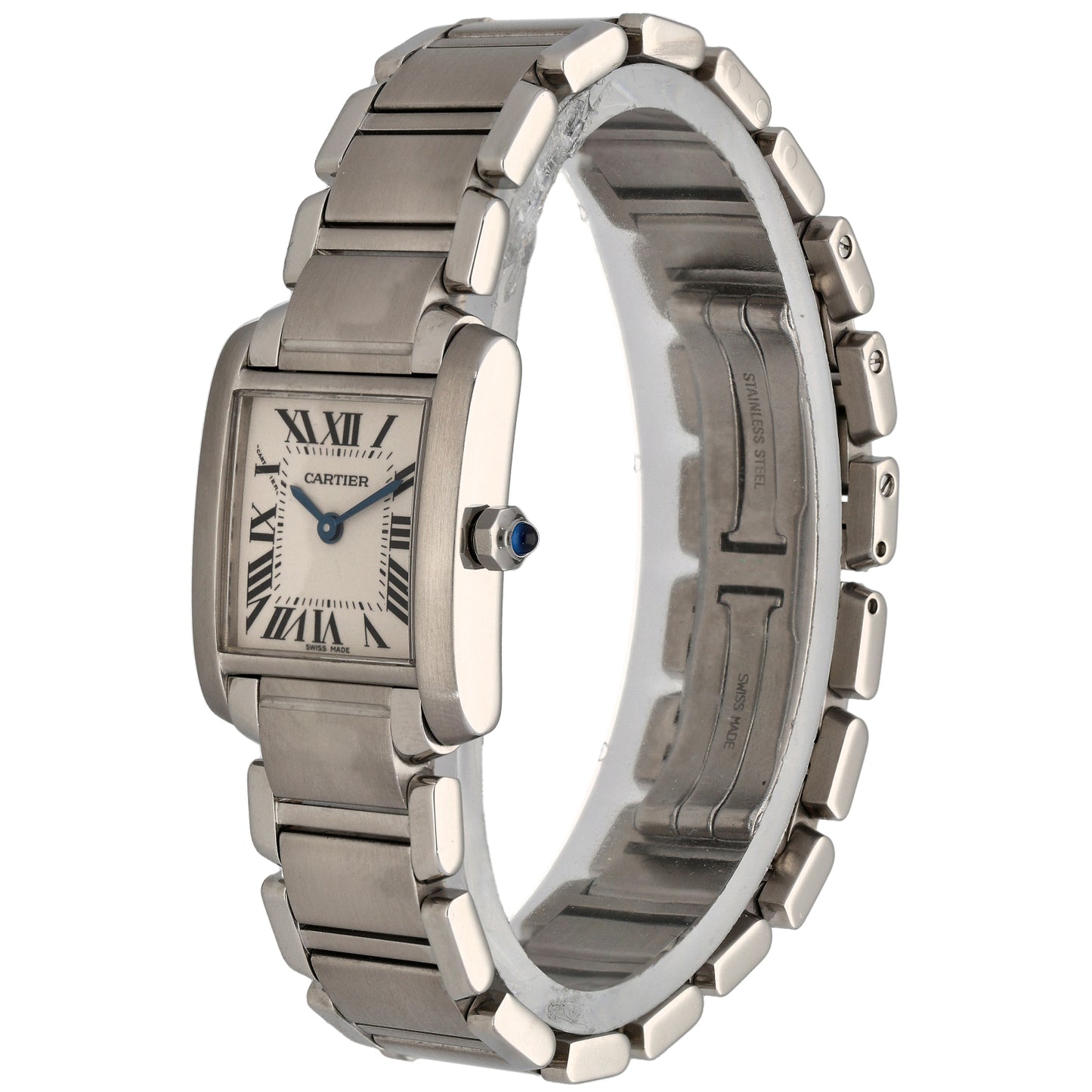 Cartier Tank Francaise 2384 20mm Stainless Steel Watch