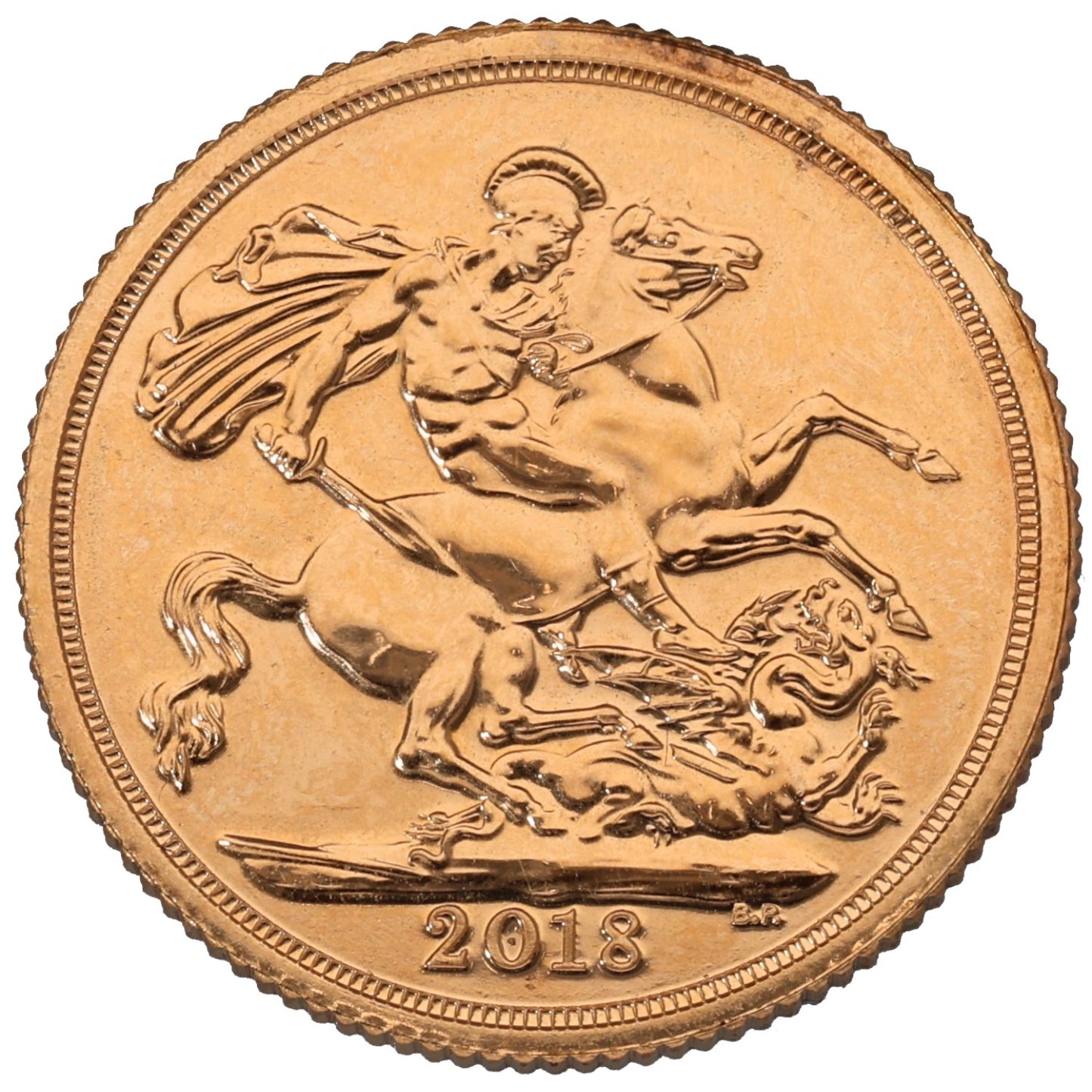 22ct Gold Queen Elizabeth II Full Sovereign Coin 2018