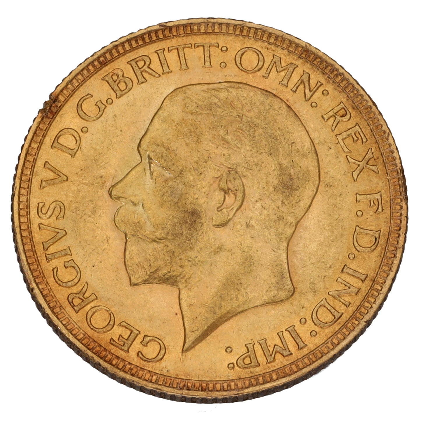 22ct Gold King George V Full Sovereign Coin 1929