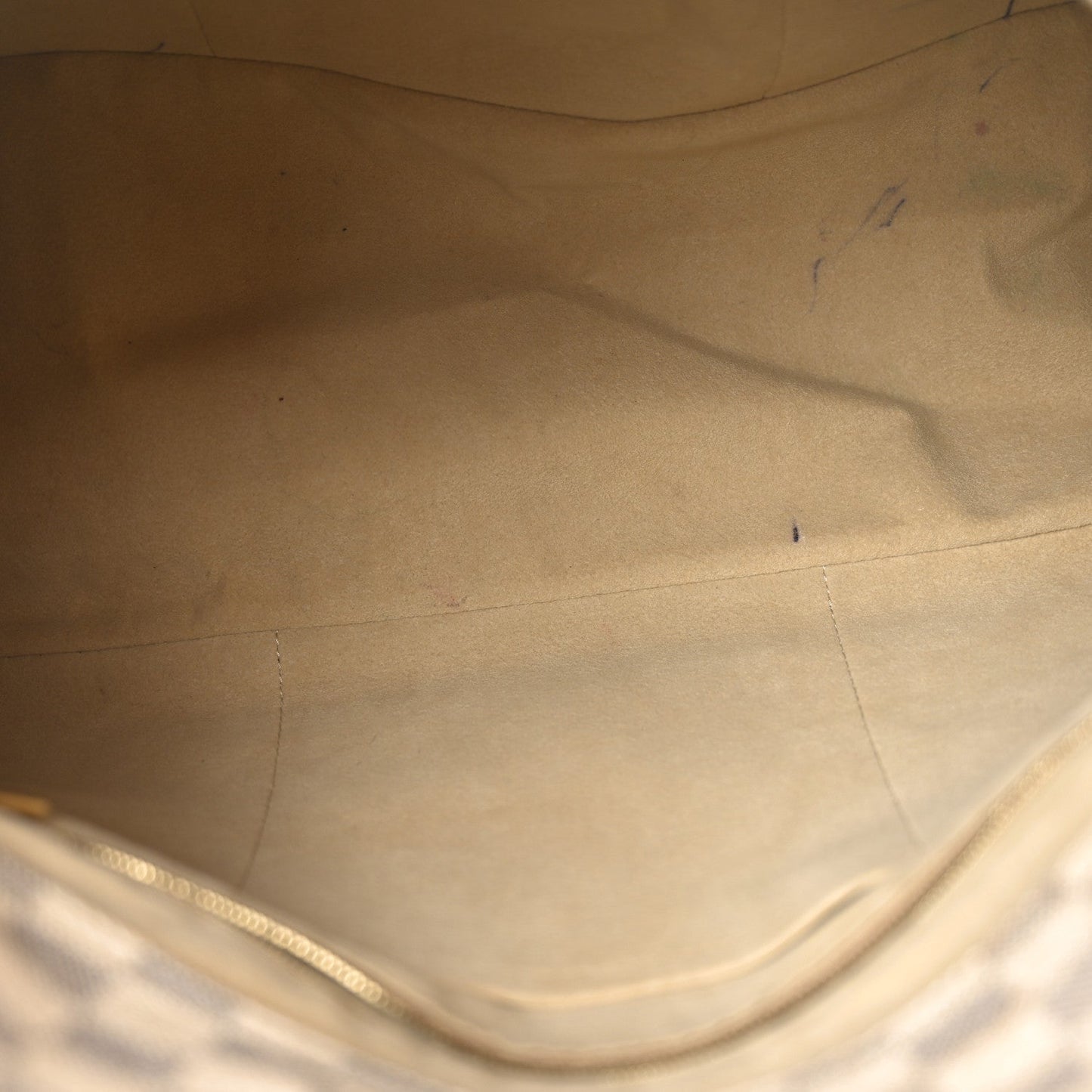 Louis Vuitton Damier Azur Artsy MM Coated Canvas Bag - White & Blue