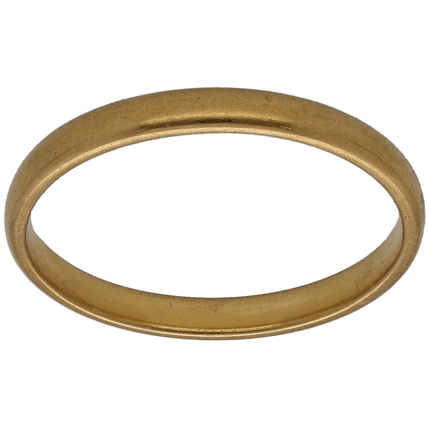 22ct Gold Plain Wedding Ring Size L