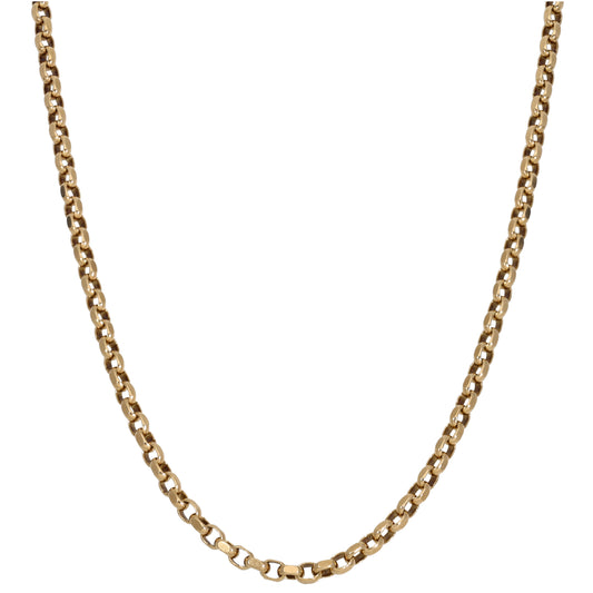 9ct Gold Belcher Chain 20"