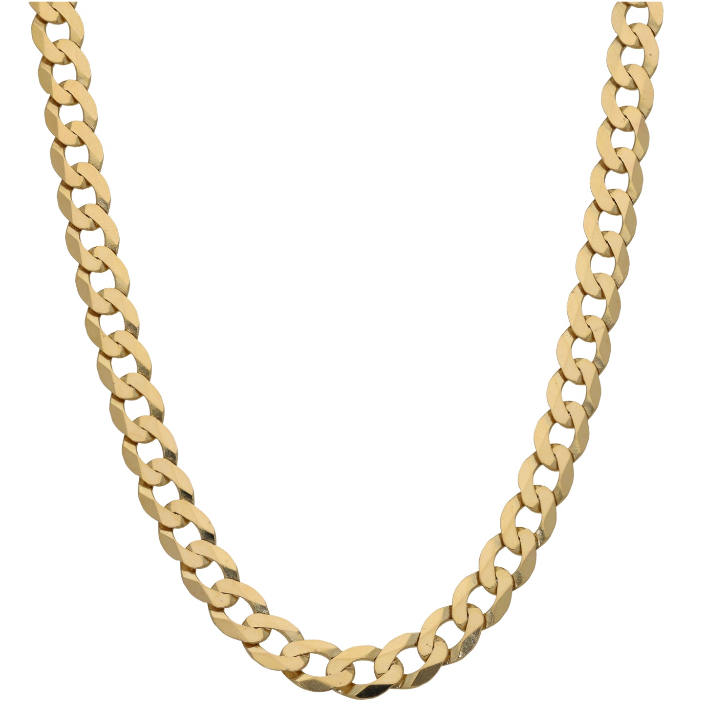9ct Gold Curb Chain 20"