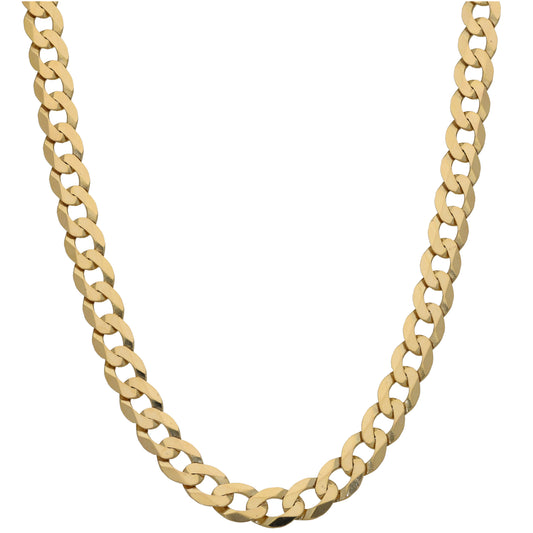 9ct Gold Curb Chain 20"