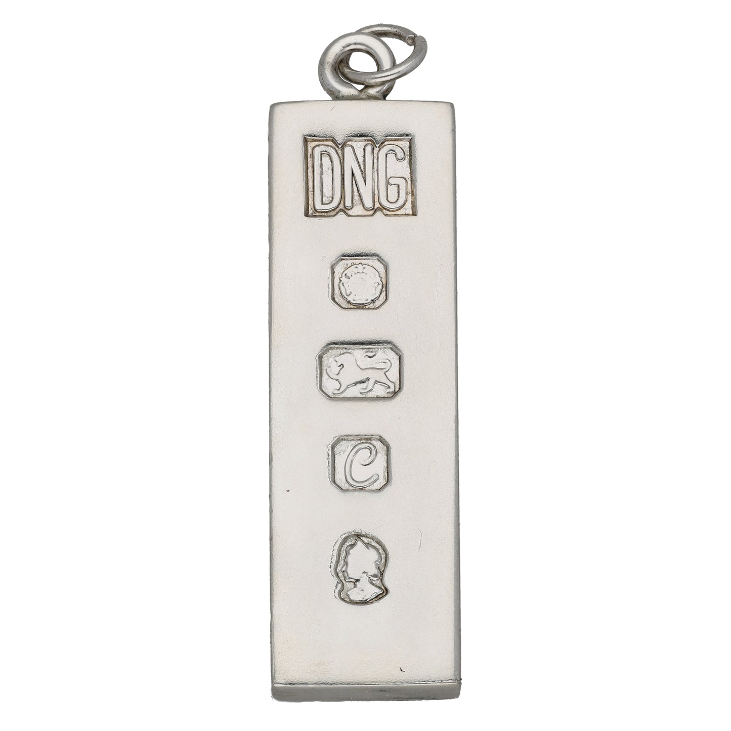 Sterling Silver Ingot Pendant
