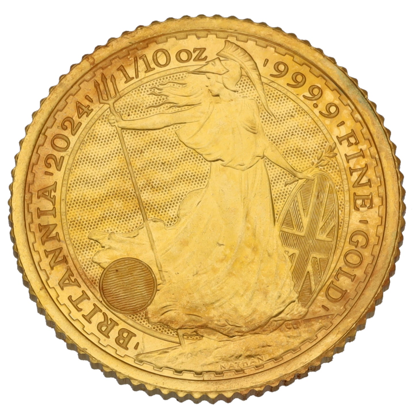 24ct Gold King Charles III 1/10 OZ Britannia Coin 2024