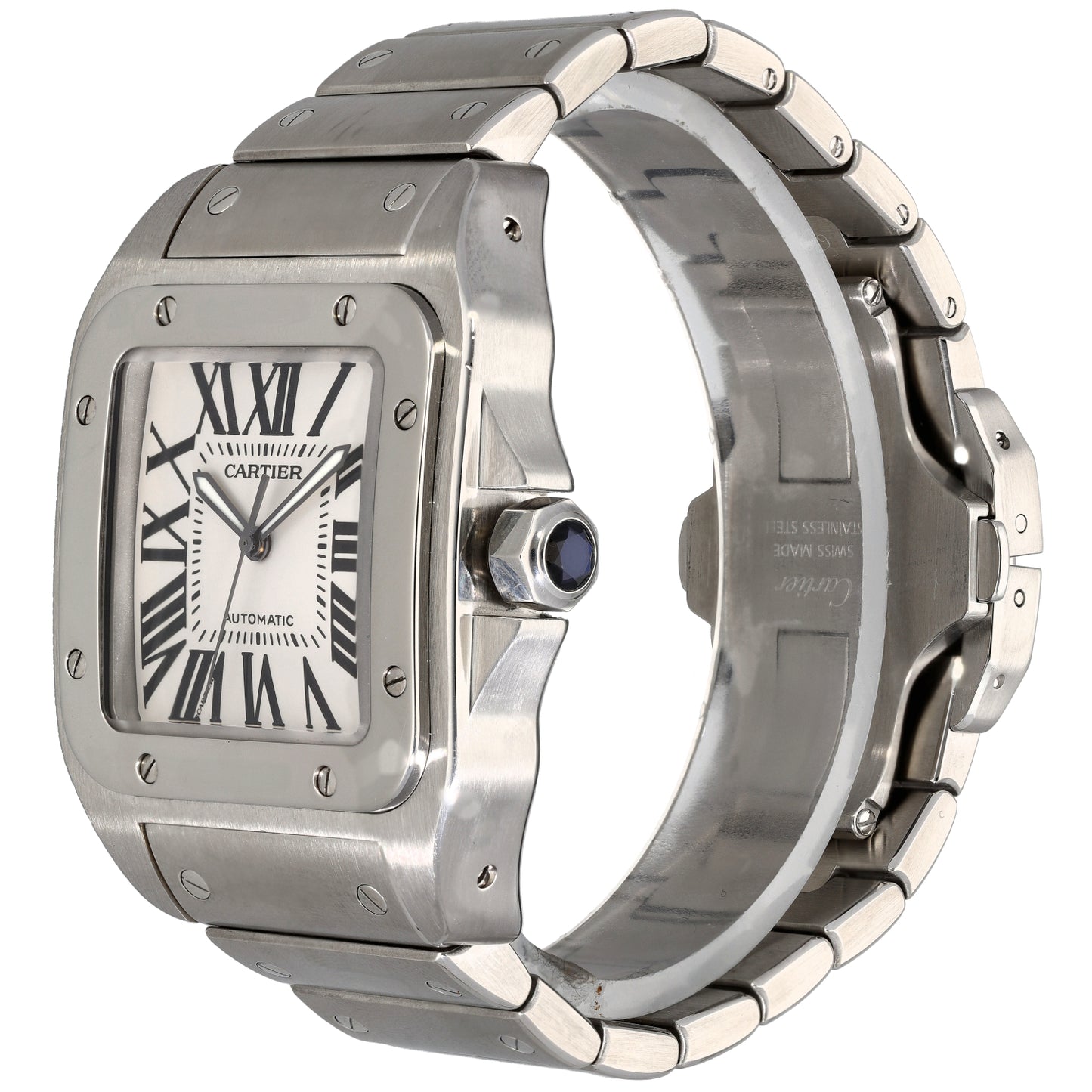Cartier Santos W200737G 38mm Stainless Steel Watch