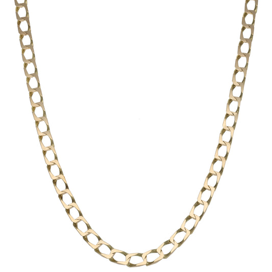 9ct Gold Curb Chain 20"