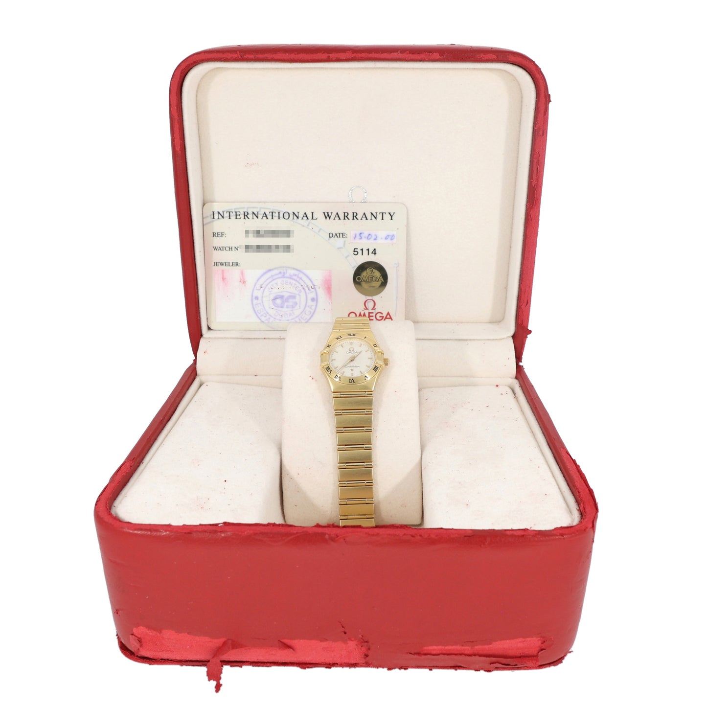 Omega Constellation 1162.30.00 22.5mm Gold Watch