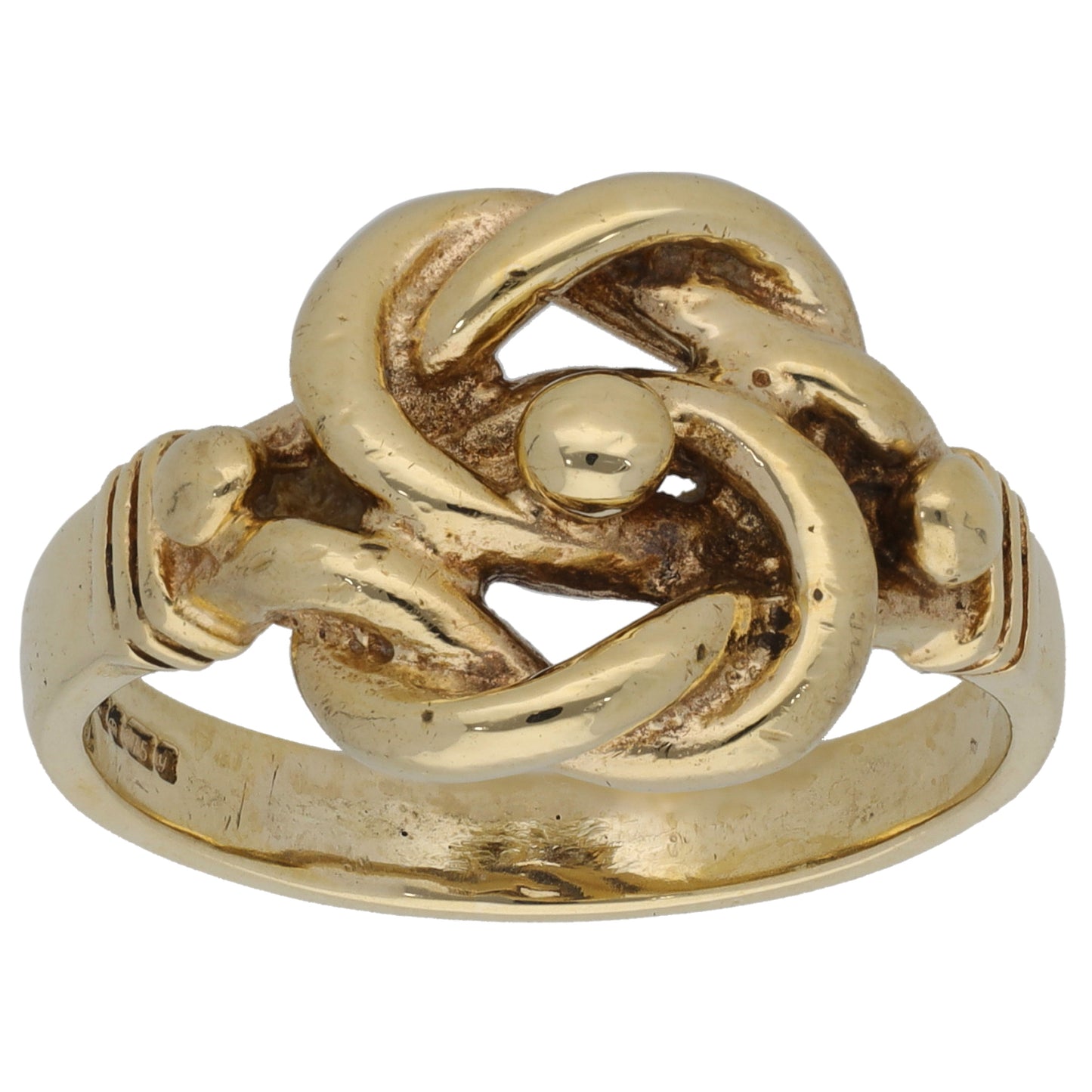 9ct Gold Knot Ring Size V
