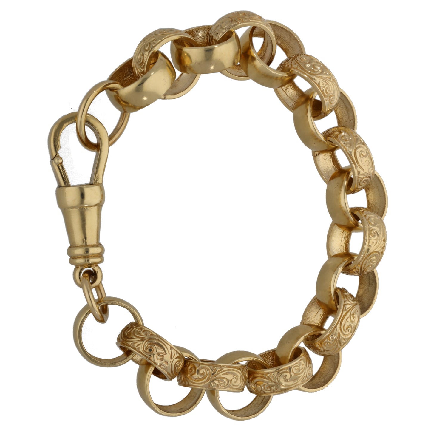 9ct Gold Belcher Bracelet