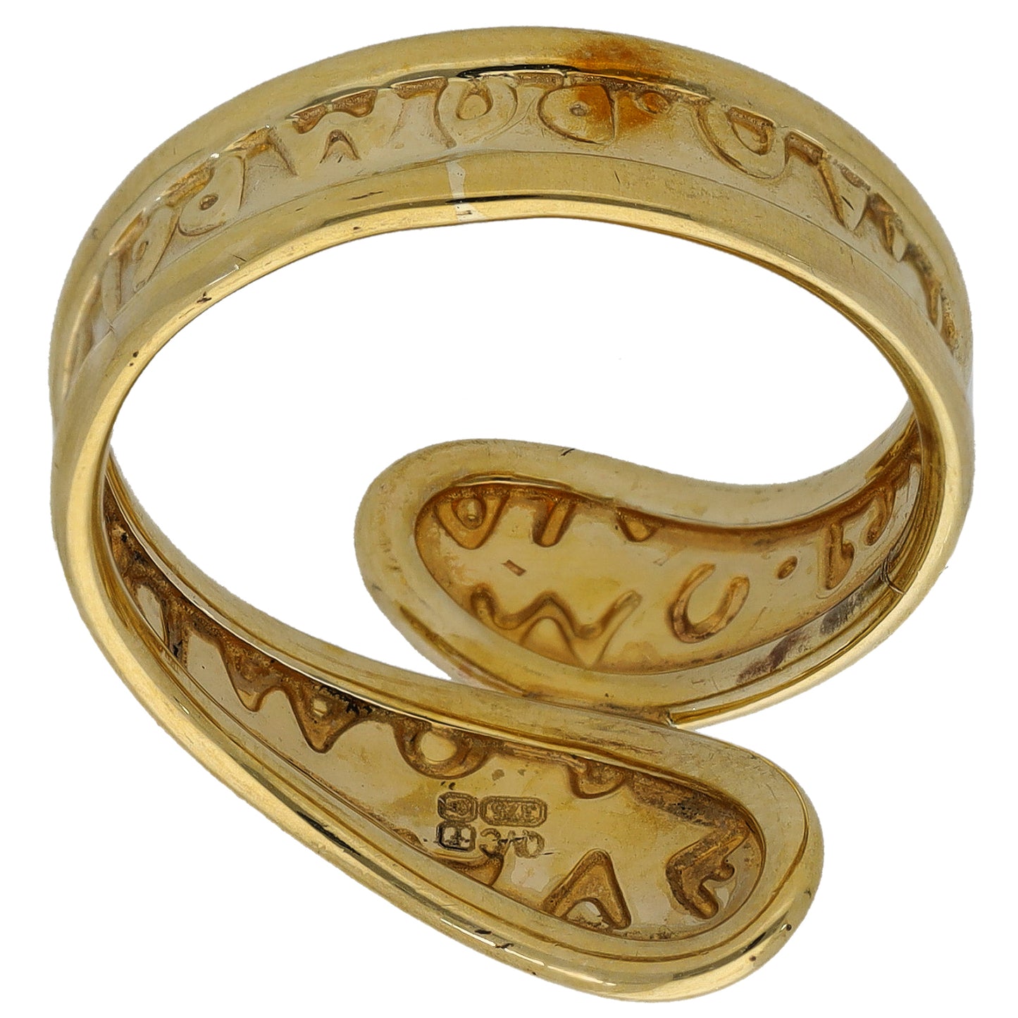 9ct Gold Alternative Ring Size P