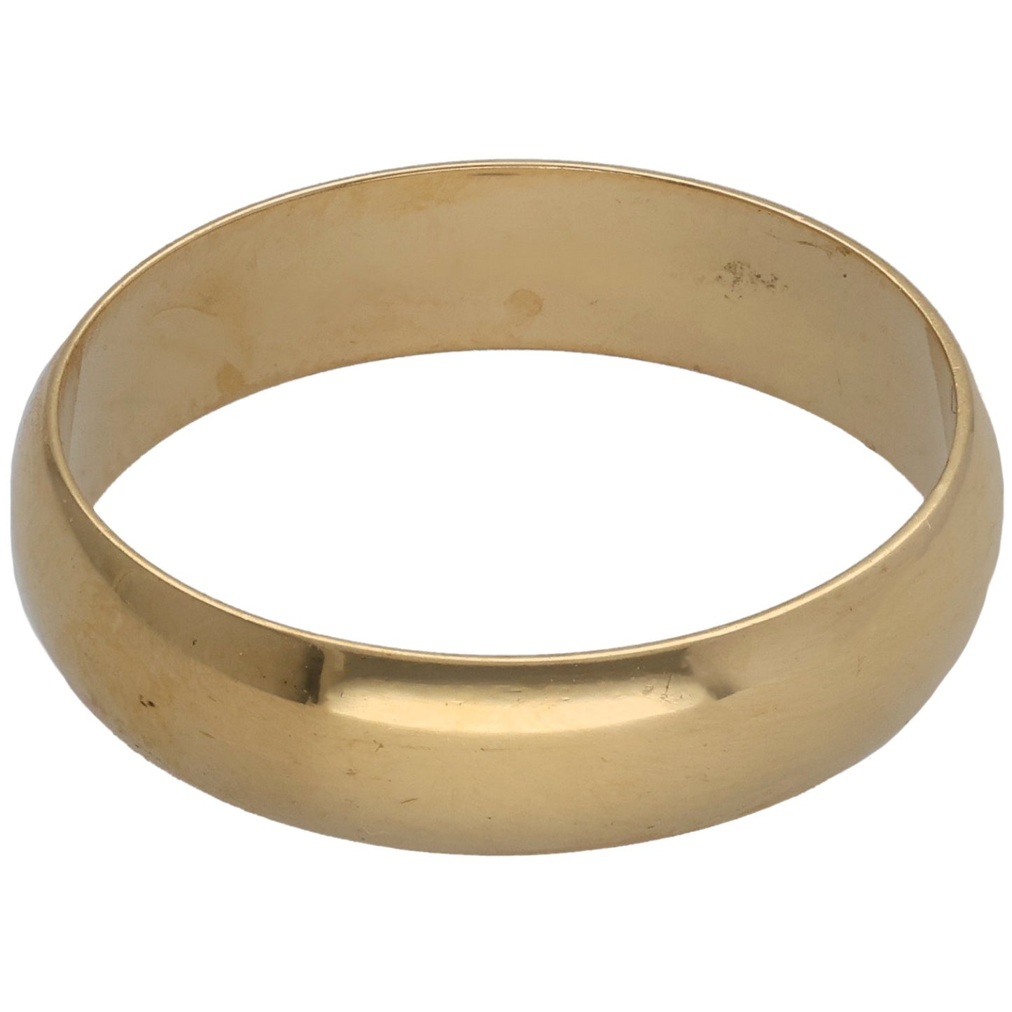 18ct Gold Plain Wedding Ring Size U