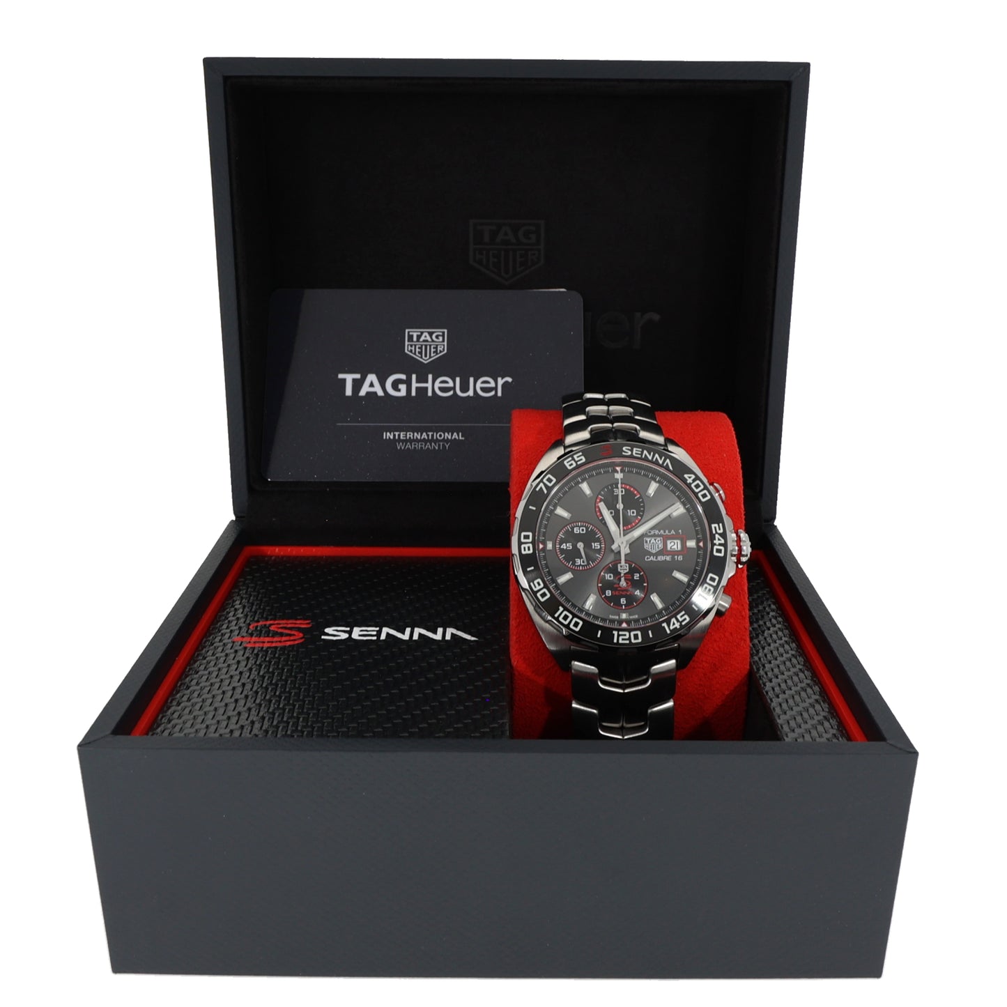 Tag Heuer Formula 1 Senna CAZ201D 44mm Stainless Steel Watch