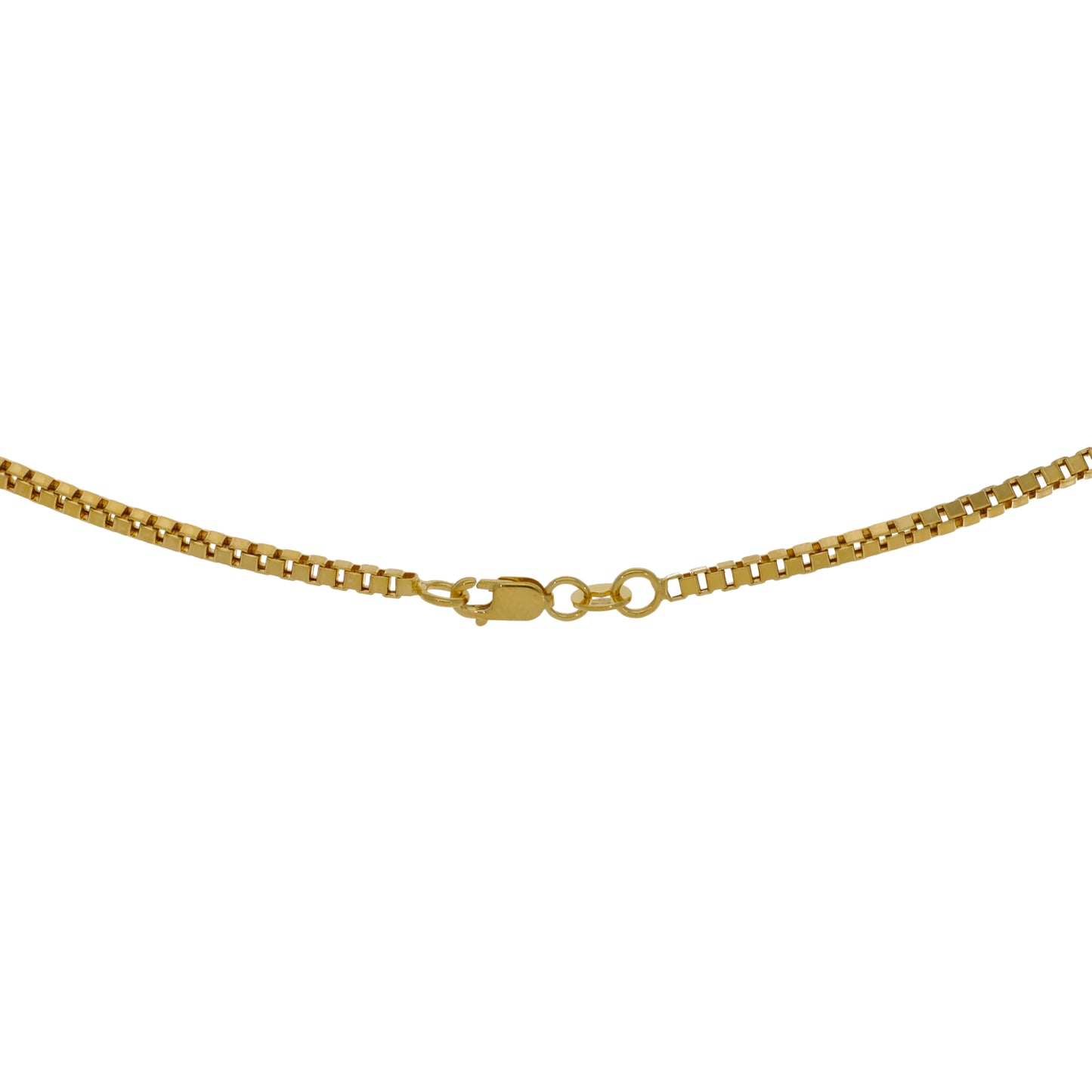 New 9ct Gold Box Chain 22"