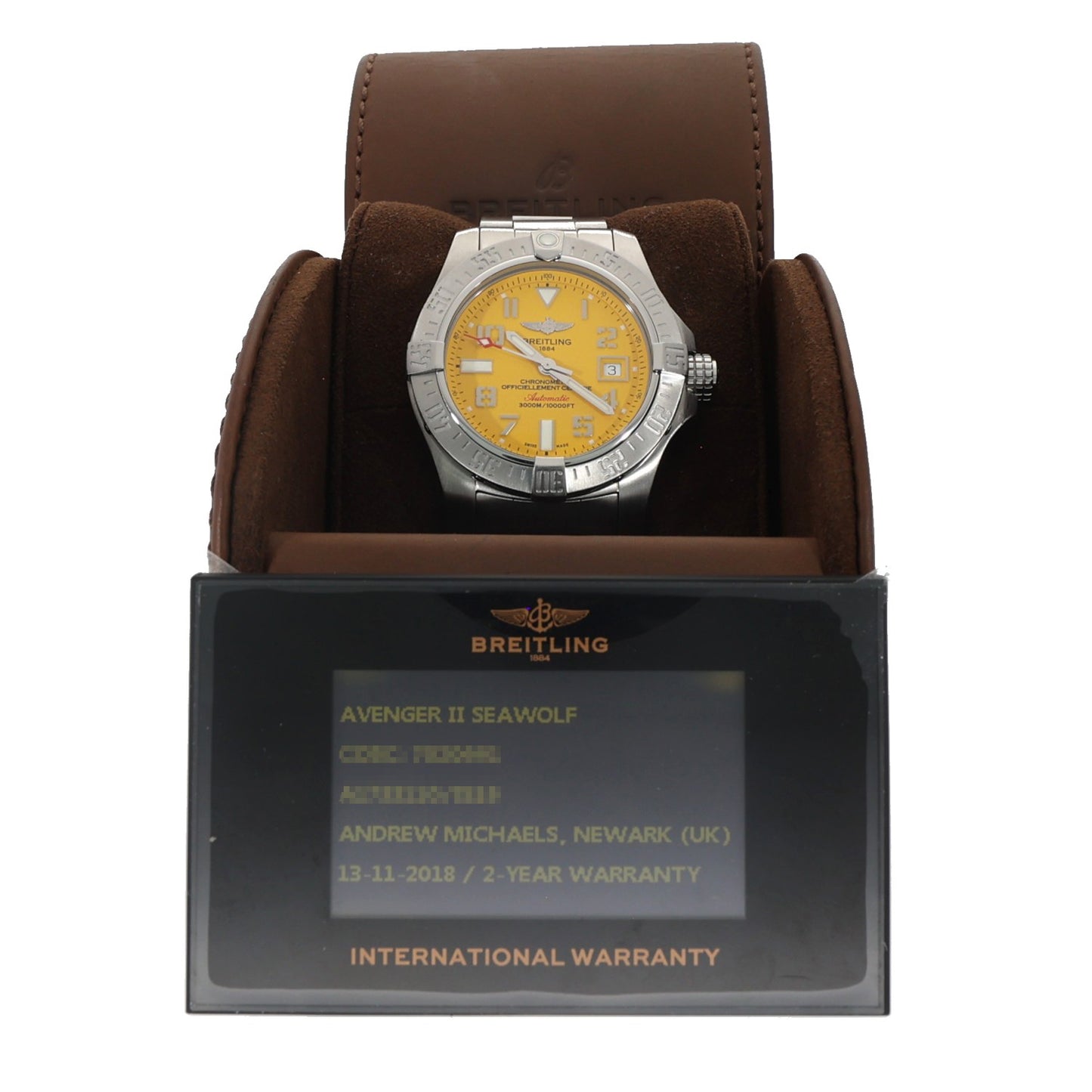 Breitling Avenger II Seawolf A17331 45mm Stainless Steel Watch