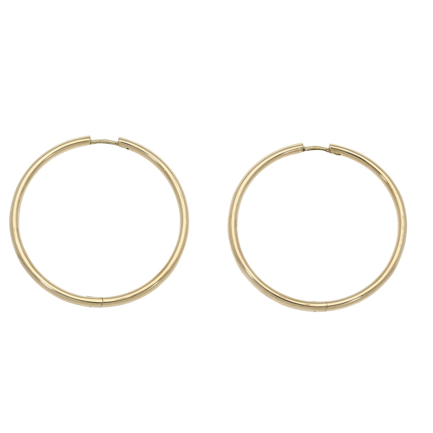 9ct Gold Ladies Hoop Earrings