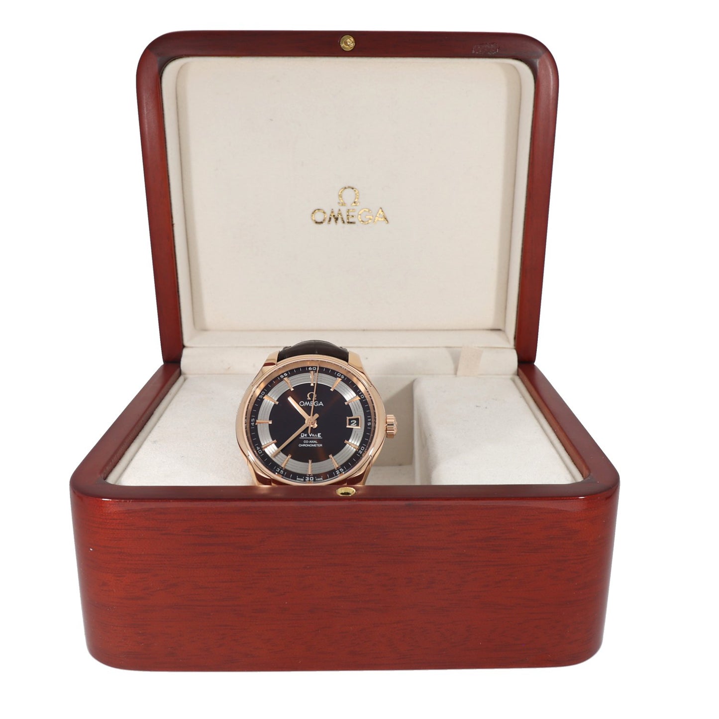 Omega De Ville Hour Vision 431.63.41.21.13.001 41mm Rose Gold Watch