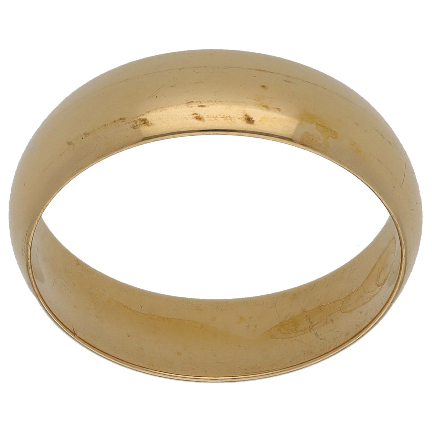 9ct Gold Plain Wedding Ring Size R