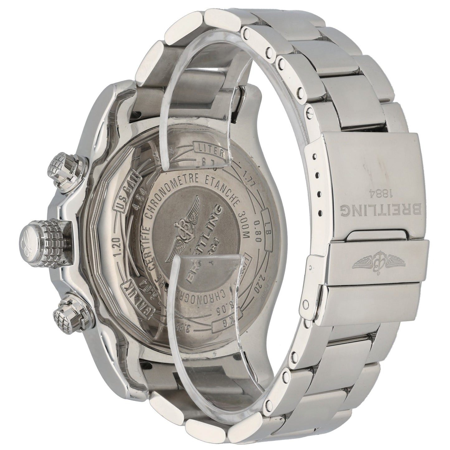 Breitling Super Avenger II A13371 48mm Stainless Steel Watch