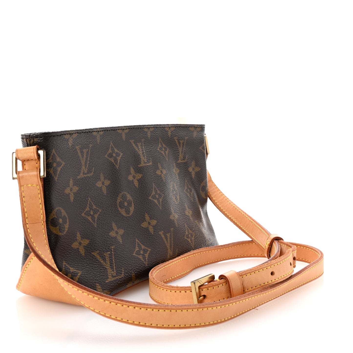 Louis Vuitton Trotteur Monogram Coated Canvas Bag - Brown
