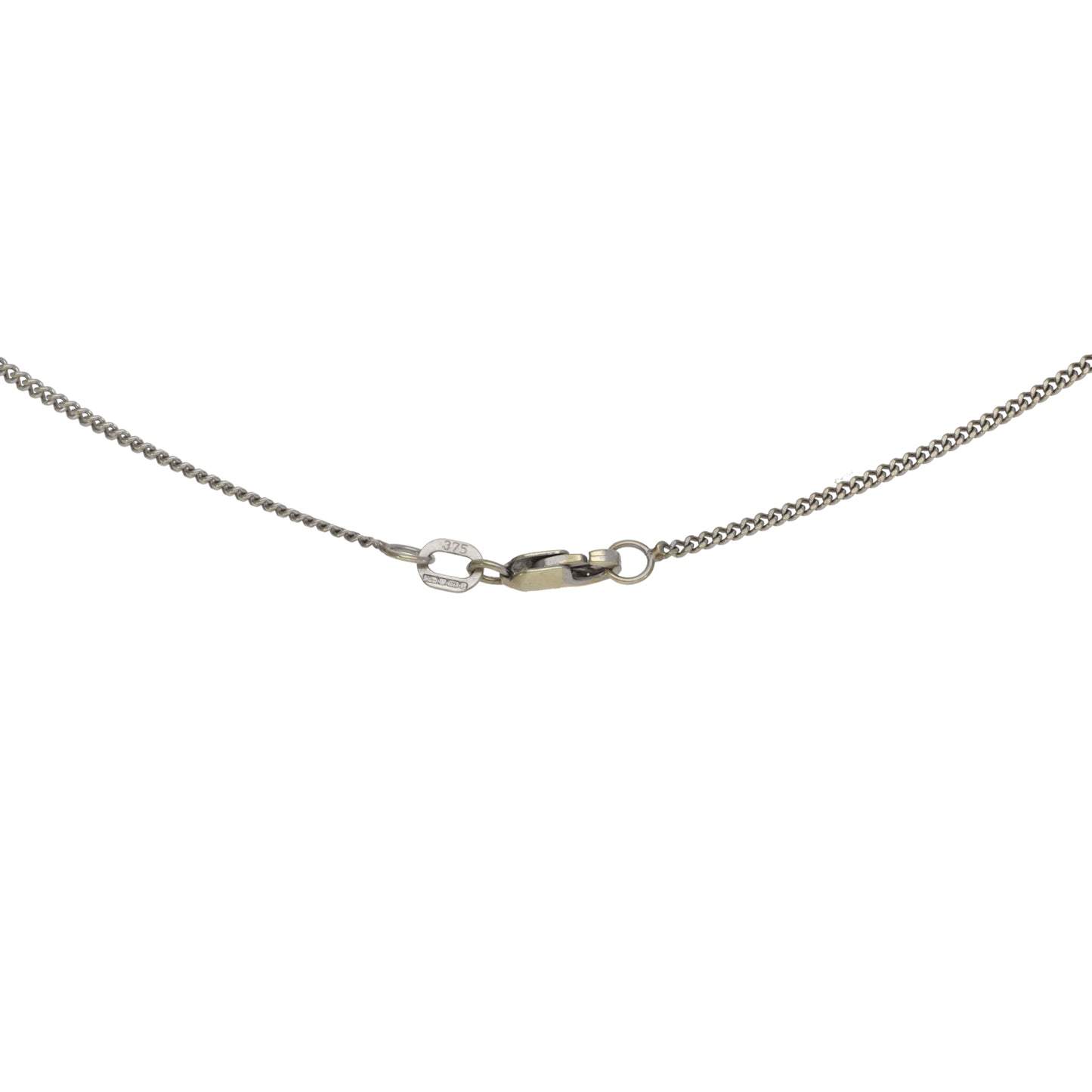 9ct White Gold 0.30ct Diamond Pendant With Chain