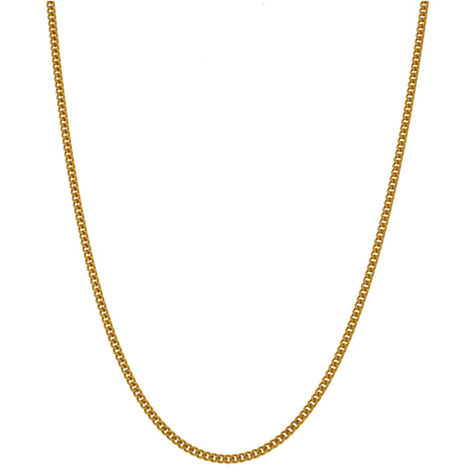 22ct Gold Curb Chain 20"