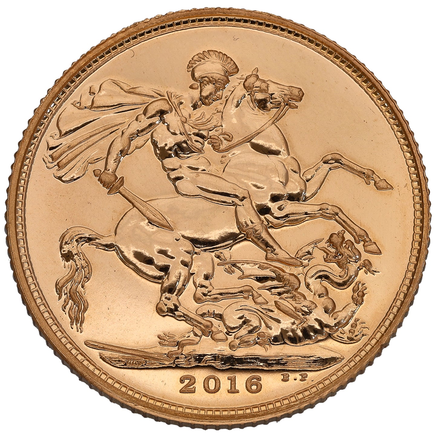 22ct Gold Queen Elizabeth II Full Sovereign Coin 2016