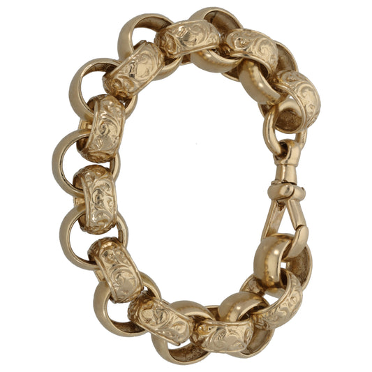 9ct Gold Belcher Bracelet