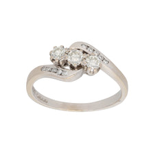 Load image into Gallery viewer, 18ct White Gold 0.45ct Diamond Ladies Dress/Cocktail Ring Size M
