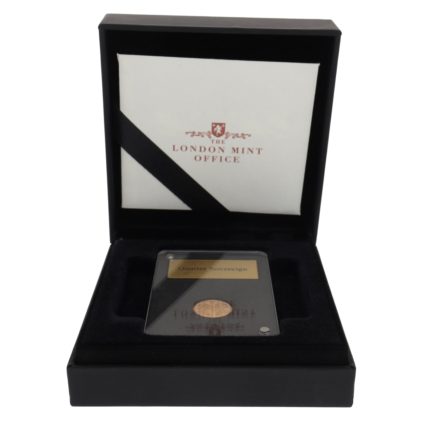 22ct Gold Queen Elizabeth II Quarter Sovereign Coin 2022