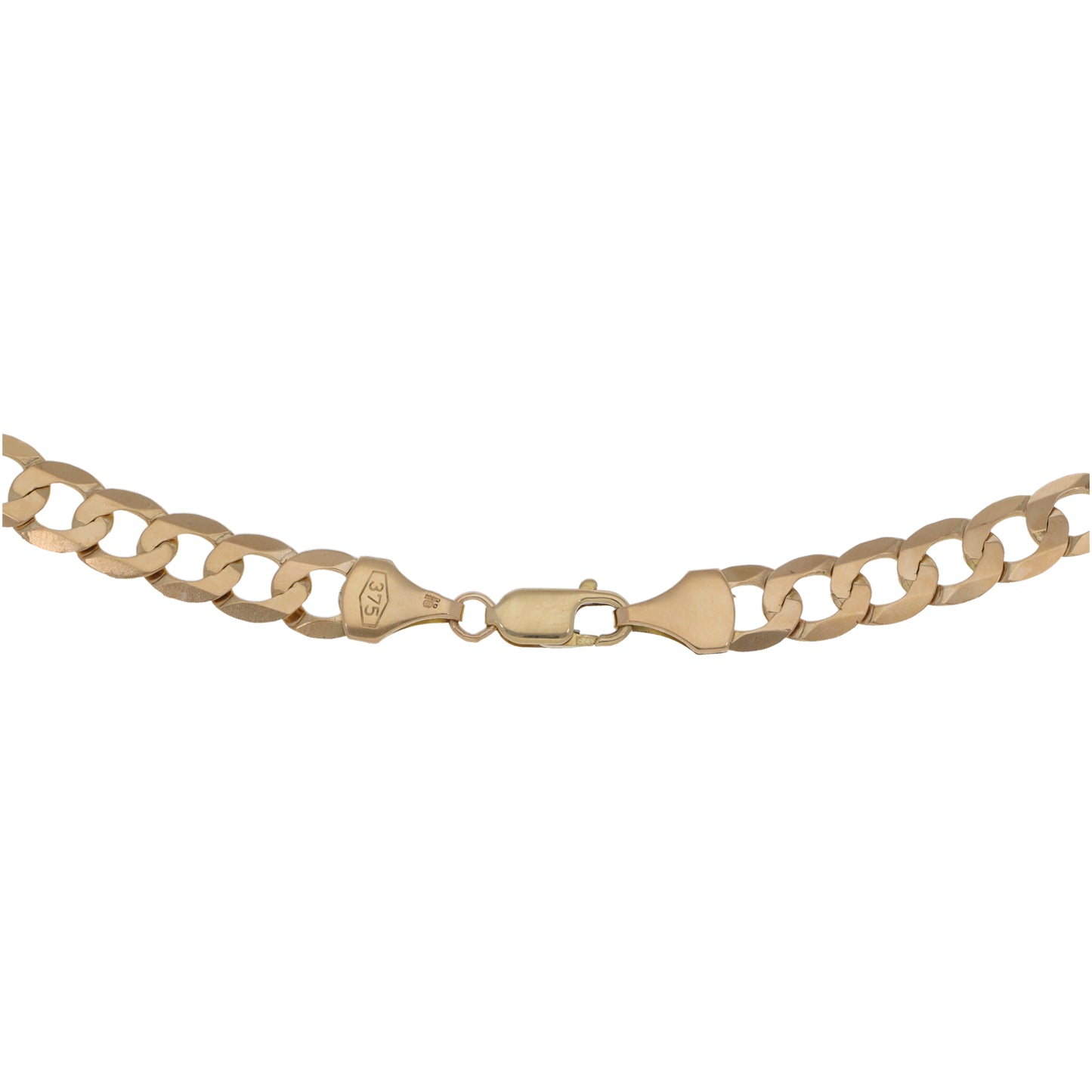 9ct Gold Curb Chain 20"