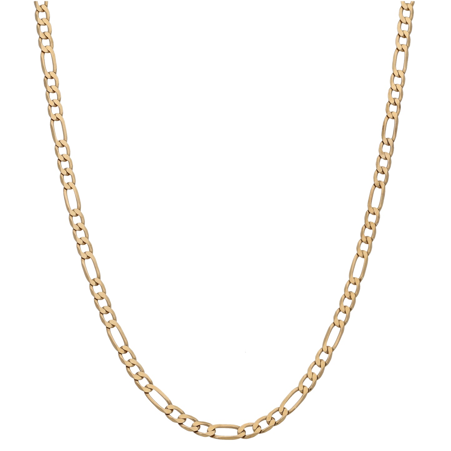 9ct Gold Figaro Chain 18"