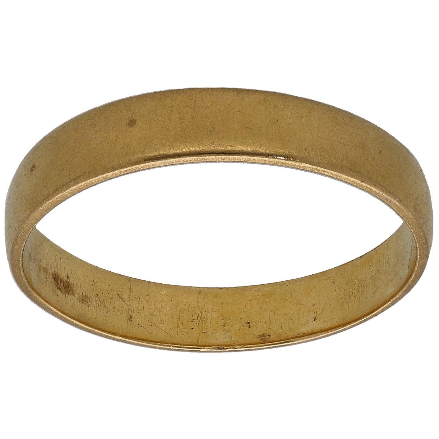 22ct Gold Plain Wedding Ring Size R