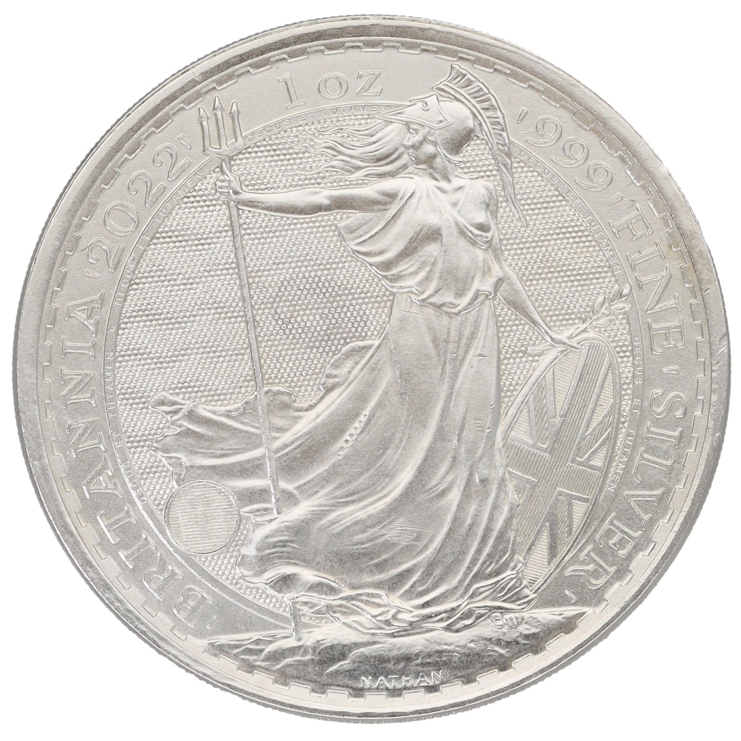 Fine Silver Queen Elizabeth II 1 OZ Britannia Coin 2022