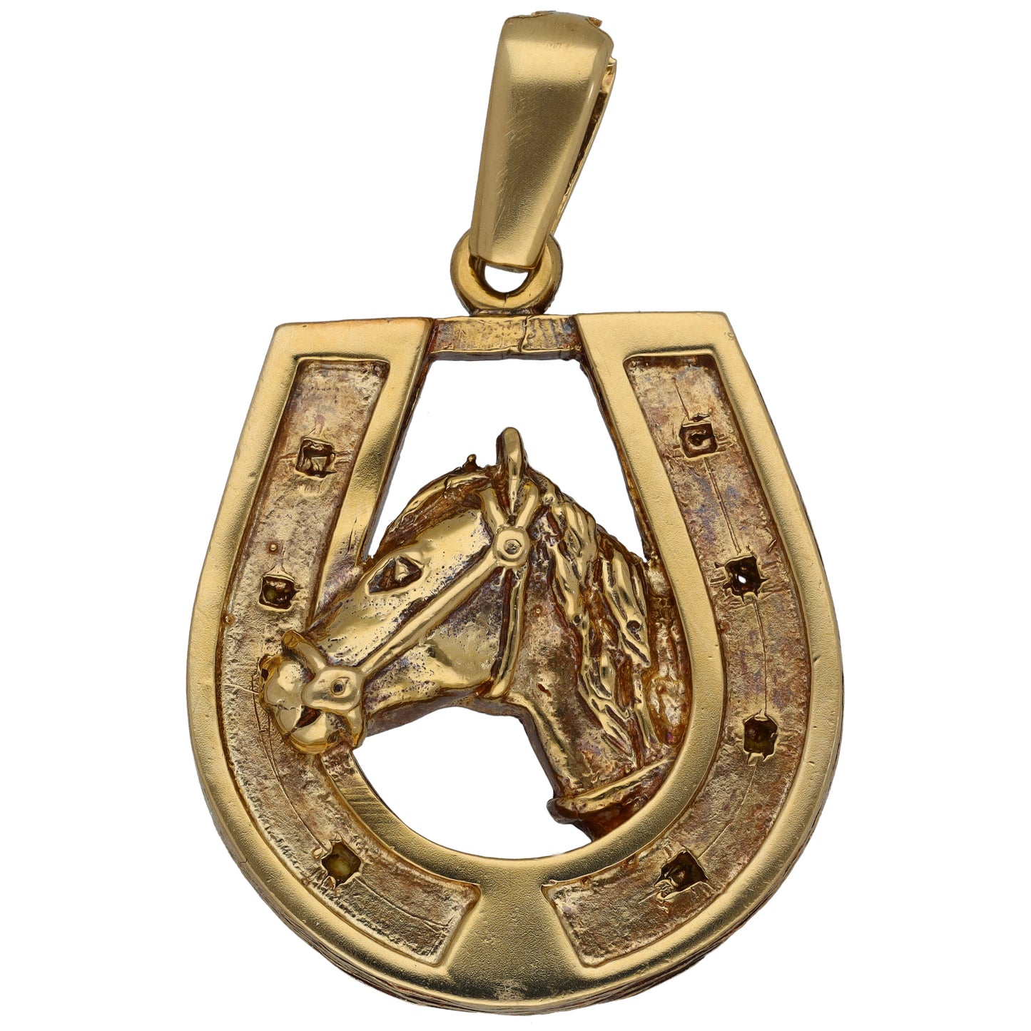 9ct Gold Horseshoe Pendant
