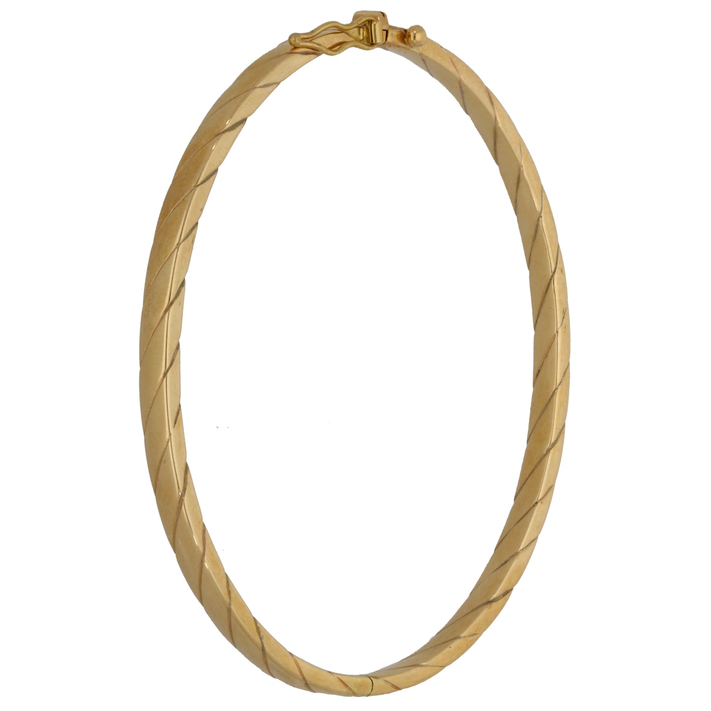 9ct Gold Hinged/Clasp Bangle