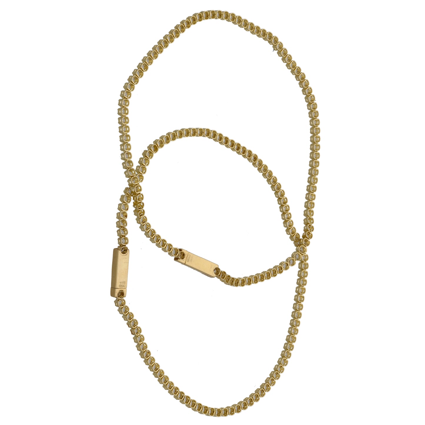 14ct Gold Cubic Zirconia Line/Tennis Bracelet