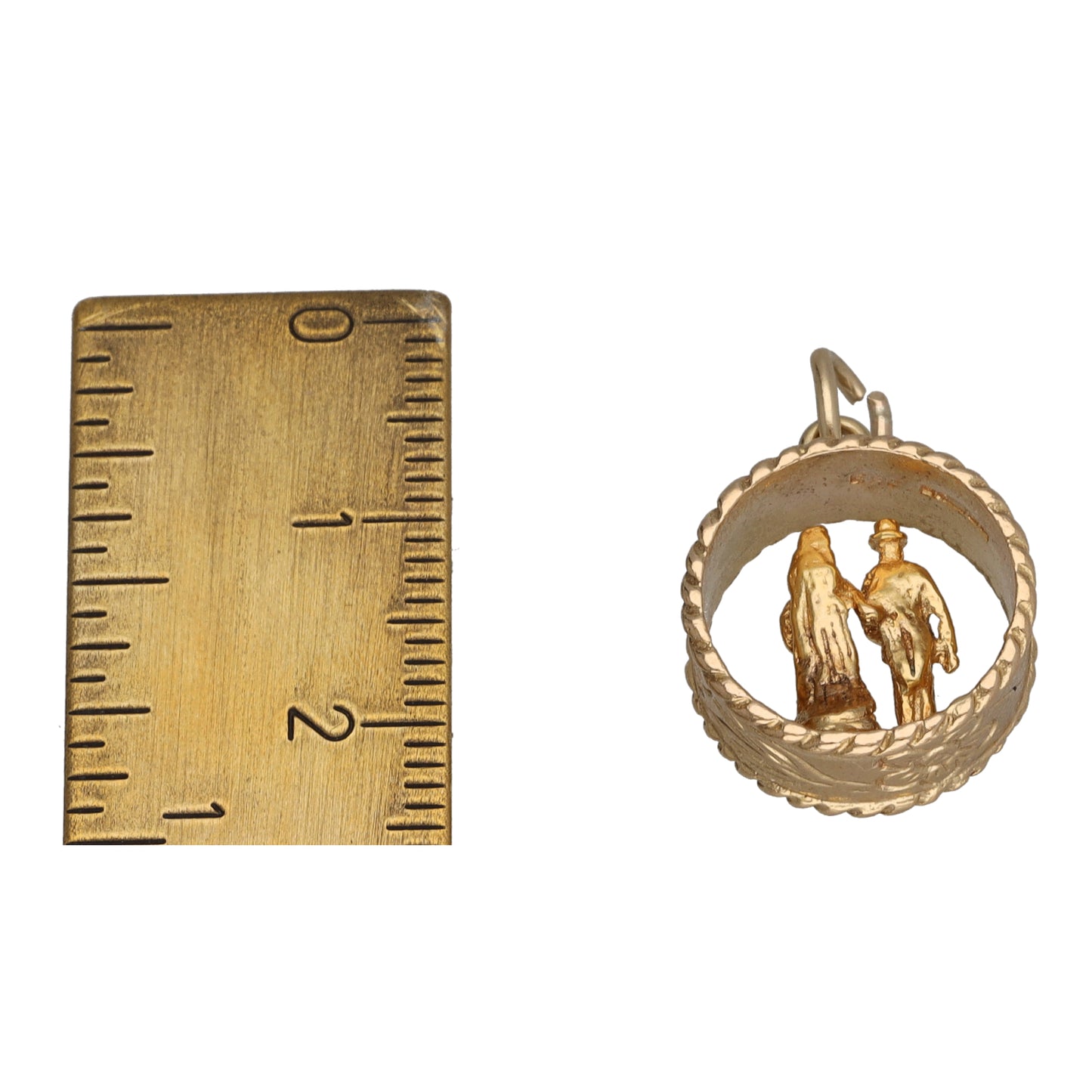 9ct Gold Wedding Pendant