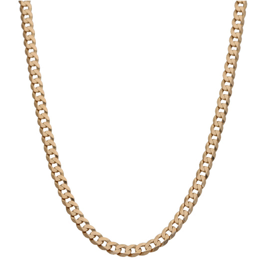 9ct Gold Curb Chain 20"