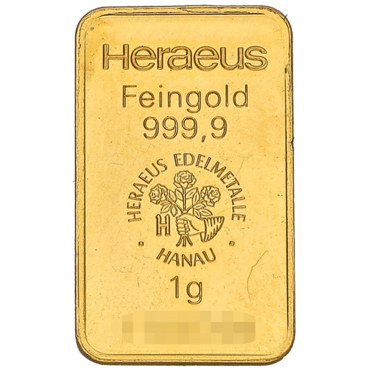 24ct 1g Gold Bar