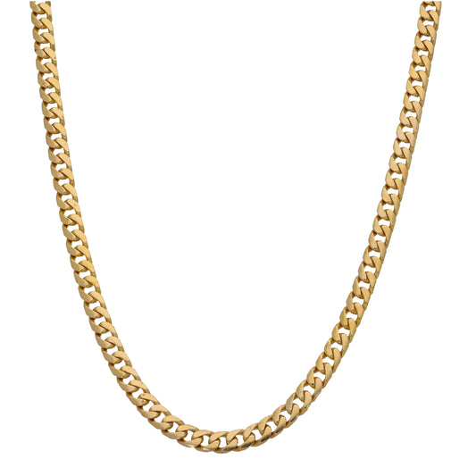 9ct Gold Curb Chain 20"